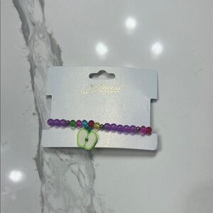 Colorful Beaded Bracelet with Flip-Flop Charm